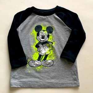 Disney Jumping Beans Mickey Long Sleeve Shirt Boys 18 Months